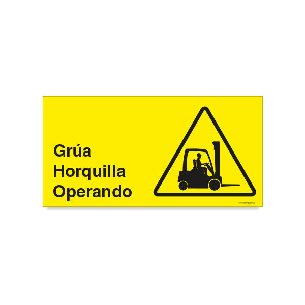 Grúa Horquilla Operando