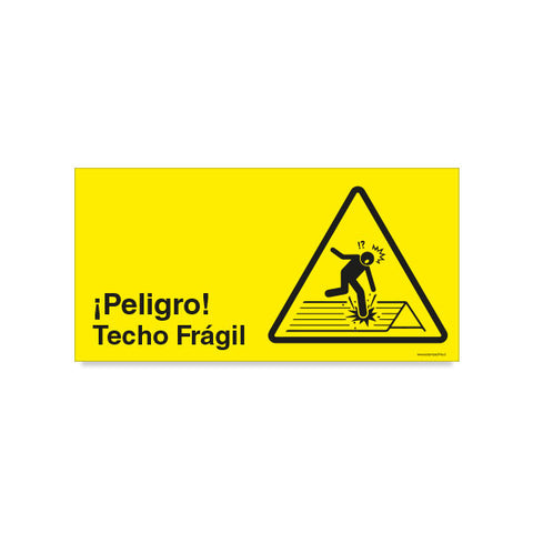 Peligro Techo Frágil