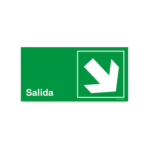 Salida Flecha Derecha Abajo