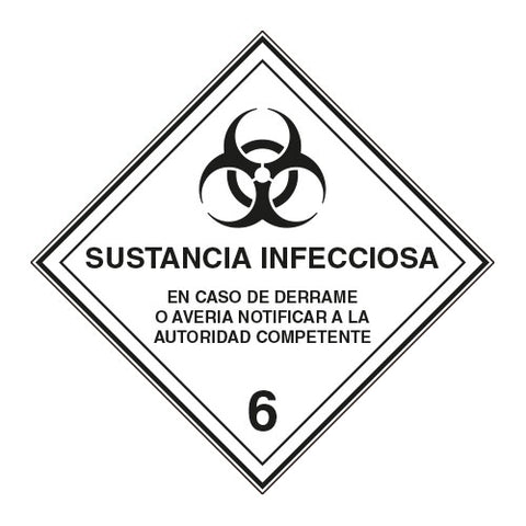 Rombo Sustancia Infecciosa 6