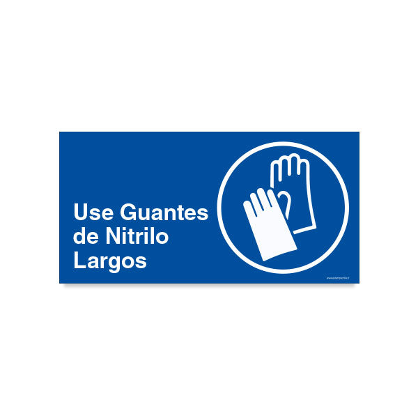 Use Guantes de Nitrilo Largos