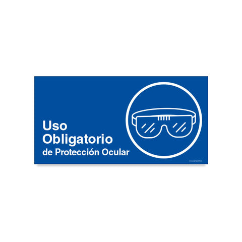 Uso Obligatorio de Protección Ocular