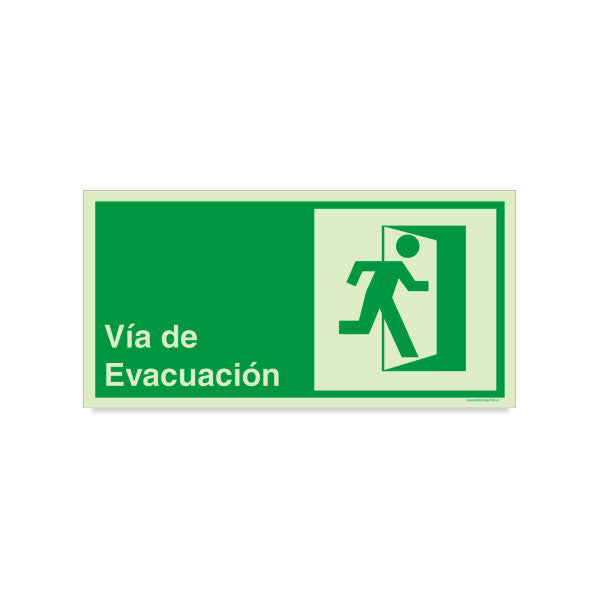 Vía de Evacuación Derecha