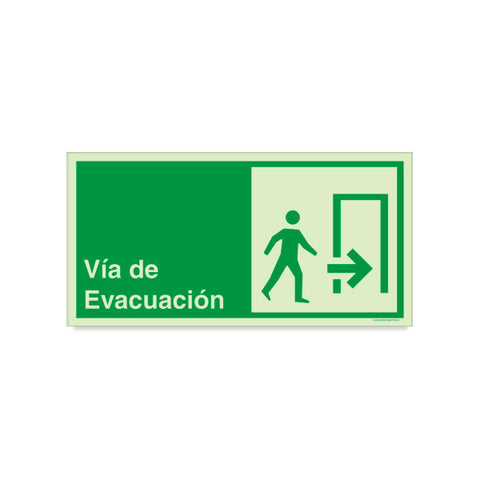 Vía de Evacuación Derecha B