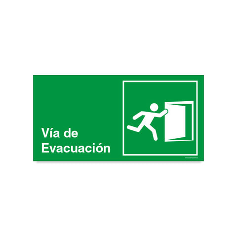 Vía de Evacuación Derecha Corriendo