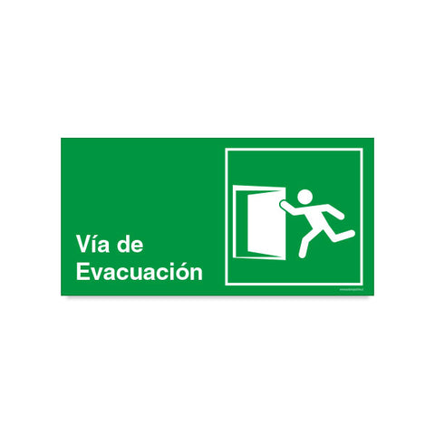 Vía de Evacuación Izquierda Corriendo