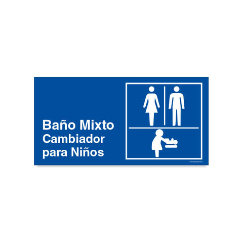 Baño Mixto Cambiador para Niños