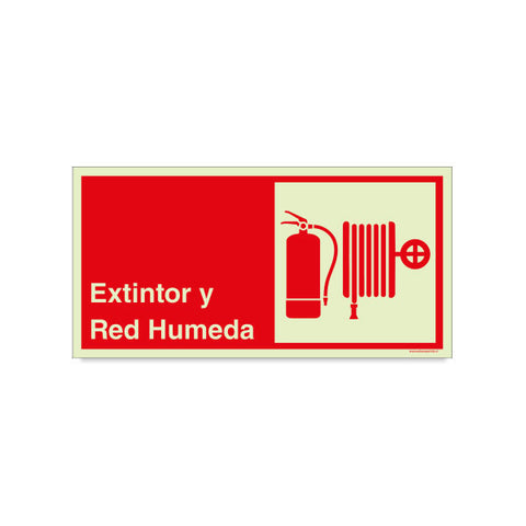 Extintor y Red Humeda