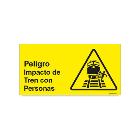 Peligro Impacto de Tren con Personas