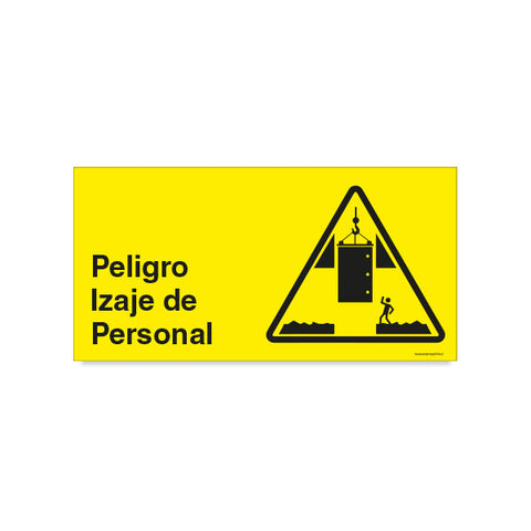 Peligro Izaje de Personal