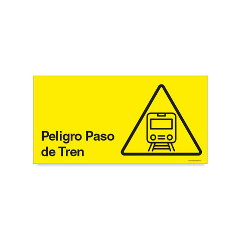 Peligro Paso de Tren
