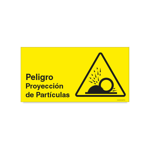 Peligro Proyección de Partículas C