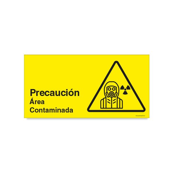 Precaución Área Contaminada