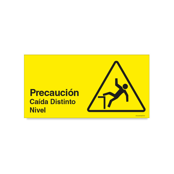 Precaución Caída Distinto Nivel