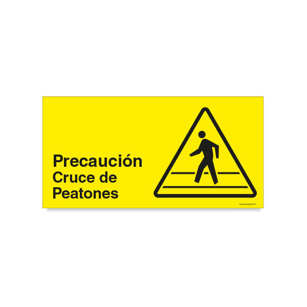 Precaución Cruce de Peatones