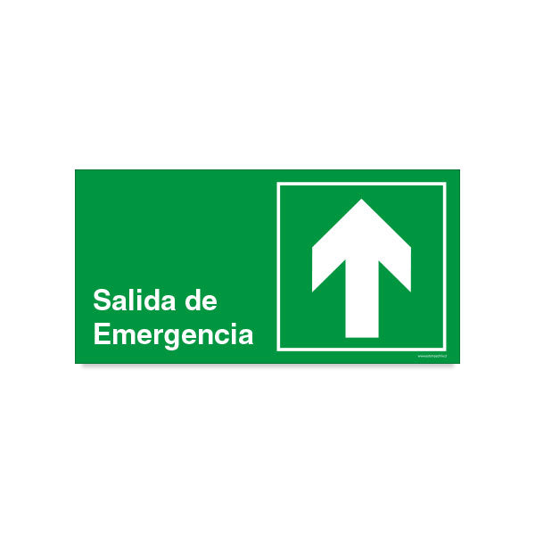 Salida de Emergencia Flecha Arriba