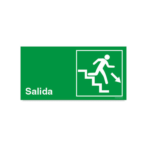 Salida Escalera Abajo Derecha