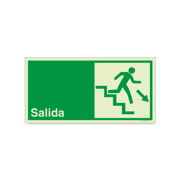 Salida Escalera Abajo Derecha