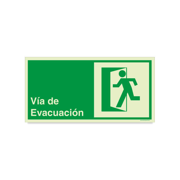 Vía de Evacuación Izquierda